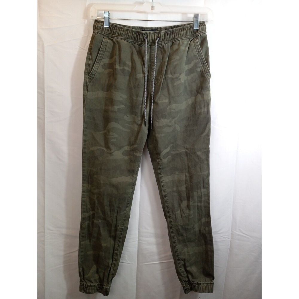 Aero‎ Women Camoflage Elastic Jogger Pants Size Small